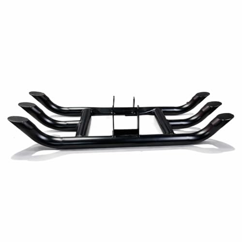 Image of Heavy Duty 3 Rod Leg Guard Compatible with Honda SP 125 | Crash Guard with Premium Black Powder Coating | Strong Mild Steel Body | Bike Safety Guard