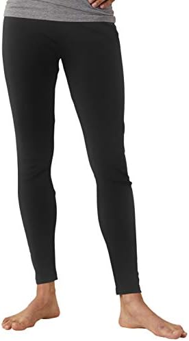 Fair Indigo Women's 100% Organic Pima Cotton Leggings Pants - 30" Inseam