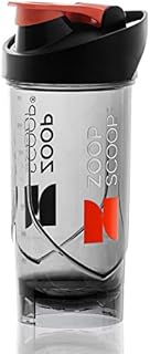 ZoopScoop Shaker Bottle | Portable Protein Shaker For Gym & Outdoor Workout | 700ml Shaker Cup With Strainer | Leakproof Lid | Blender Bottle For Supplement Shake | Easy Clean | BPA Free Shaker
