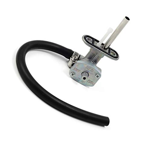 Fuel Tank Petcock Switch Valve with Lever Screw Compatible with Kawasaki Prairie 400 KVF400 1999-2002 Fuel Petcock Switch Shut Off Valve Replace 51023-1254 51023-1317
