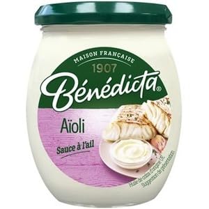 Benedicta Sauce Aioli Pulpe dAil 260g Benedicta Aioli Sauce With Garlic Pulp 260g