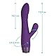 AMORELIE Joy – Rabbit Vibrator Shake für Frauen | Wasserdicht Wiederaufladbar aus Silikon & ABS
