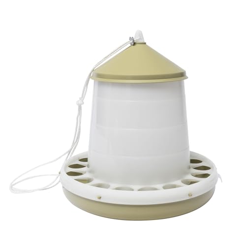 Zolux - Mangeoire silo en Plastique Vert, Basse Cour, capacité 4 kg