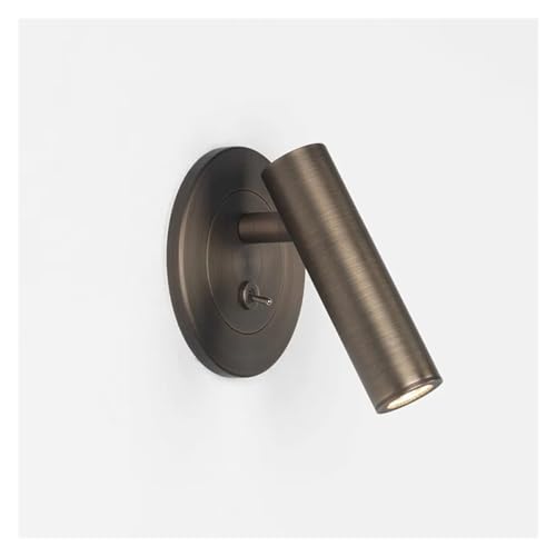 TJSHNSZW 調整可能なベッドルームベッドサイドヘッドボードのスコニススポットLED照明器具、壁ランプ付きの埋め込み式のLEDリーディングウォールランプ