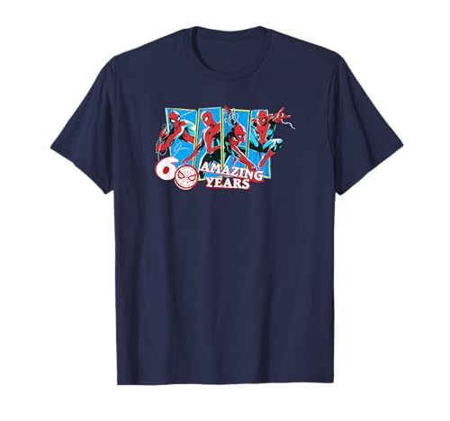 T-shirt Spider-Man Marvel anniversaire 60 ans l'idée cadeau idéale pour fan