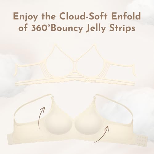 Image of Nursing Bras for Breastfeeding, Seamless Ultra Comfort Maternity Bra, Natural Shape Pregnancy Bras for Women