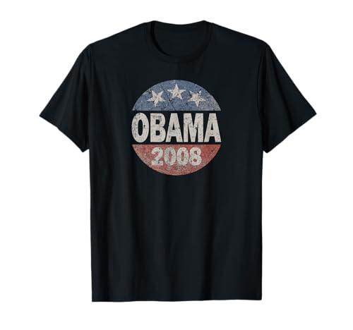 Vintage President Barack Obama 2008 Campaign T-Shirt