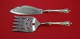 Delacourt by Lunt Sterling Silver Fish Serving Set 2 Piece Custom Made HHWS