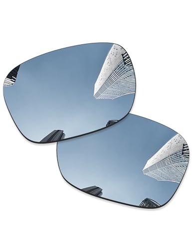 Image of 4 Pairs Ploarized Replacement Lenses for Oakley Holbrook Metal OO4123 Sunglasses - Black + Silver Titanium + Ice Blue + Fire Red