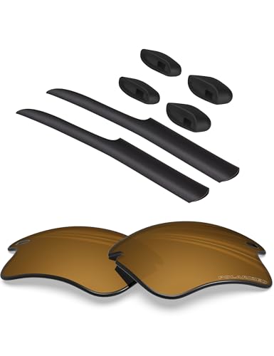 Image of BLAZERBUCK Polarized Replacement Lenses & Sock Kit for Oakley Fast Jacket XL OO9156 Sunglass