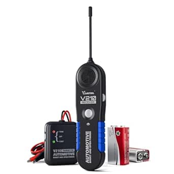 VDIAGTOOL V210 Automotive Electrical Open &amp; Short Finder, Car Power Circuit Probe Tester Wire Tracer Detector Tool, DC 6V-42V Wire Breaker Finder, Cable Locator with Receiver Probe