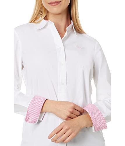Stretch Poplin Shirt in Solid Color by U.S. Polo Assn.3