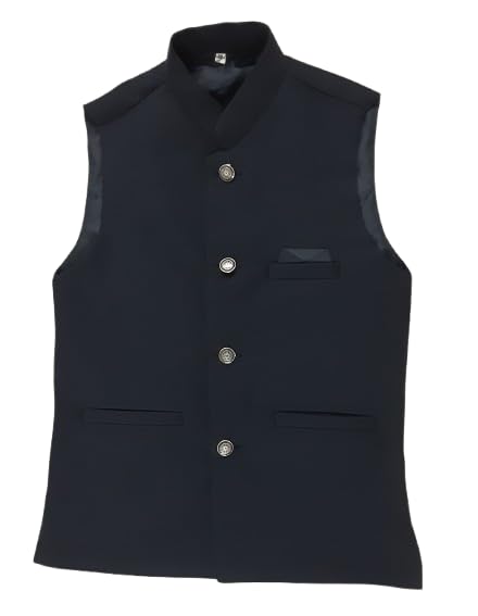 Image of BABY BOSS Stylish & Soft Sleeveless Waistcoat Nehru Jacket for Kids Boys