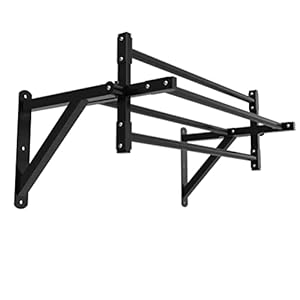 Wall Mounted Pull Up Bar, Rotating Horizontal Bar Parallel Bar Clim e, Indoor Strength Training Fitness Equipment, Max Load 300kg