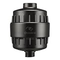 Quenara Shower Filter, 20-Stage Showerhead Filters, High Output Shower Head Filter for Hard Water, Water Softener Reduces Dry Skin, Dandruff, Eczema and Improves Skin, Hair and Nails, Gray