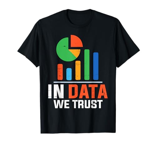 Dans Data We Trust Funny Statistician Spreadsheet Data Analyst T-Shirt