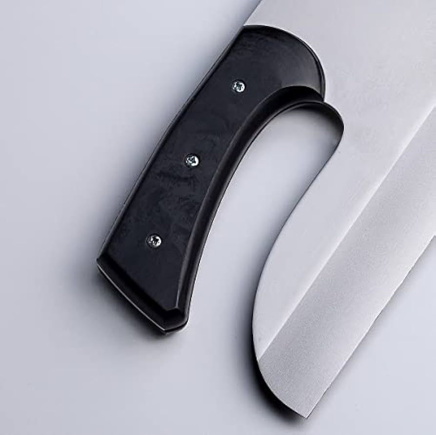 Amazon | そば切り包丁 片刃 330mm 高級ステンレス鋼 軽量 光山作 麺