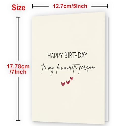 Image of WowBefun Funny Birthday Card for Boyfriend, Men, Husband, Him | Birthday Decorations for Men | Happy Birthday Card Gifts