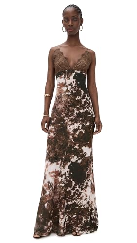 L'AGENCE Women's Susanna Lace Bust Slip Dress