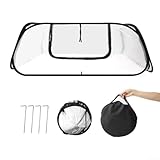 *Paquete completo: el juego incluye una cubierta de invernadero de 115 x 55 x 45 cm junto con cuatro clavos en forma de U, proporcionando todo lo que necesitas para una protección eficaz de las plantas en un práctico paquete.