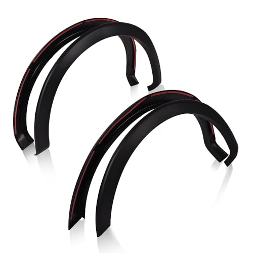 DOTCOM Fender Flares 4PCS Fit For 2009 2010 2011 2012 2013 2014 Ford F150 Styleside with 67.0/78.8/97.4 Bed Length Models(NOT fit Platinum & Raptor models) Paintable Factory Style Wheel Flares Set