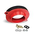 Korky 6000BP Universal Toilet WaxFree Seal with Hardware - Toilet Installation Made Easy - Made in USA , Red