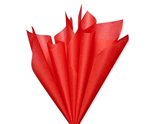 Image of Papyrus 8 Sheet Scarlet Tissue Paper for Christmas, Valentines, Birthdays, Crafts, DIY and More