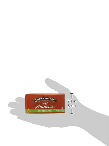 Miniatura 2 de Crown Prince Anchoas planas prémium en aceite de oliva, latas de 5-2 oz