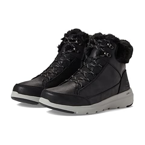 Skechers Women's Glacial Ultra Black Sneaker Cover