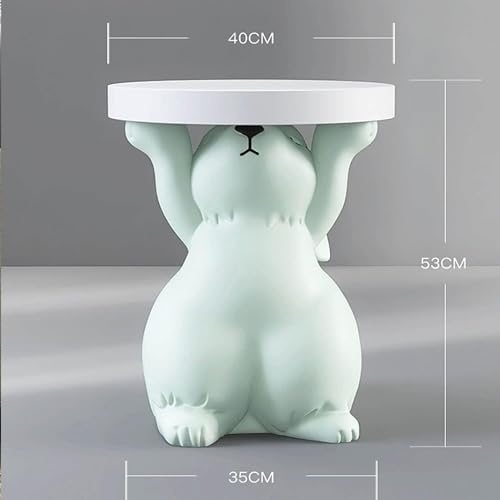 Table centrale moderne en forme de lapin pour salle de réception chic - 3