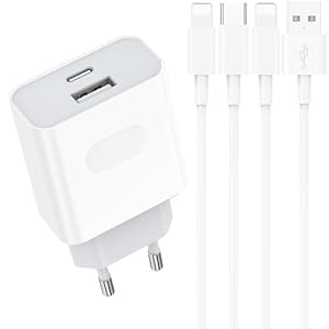 Cargador Carga Rapida for iPhone – 20W USB C Enchufe Rapido con 2M Cable Compatible for iPhone 14 13 12 11 Pro MAX Plus Mini XS XR X SE 8 7 6S 5S USBC Rápido Charger Tipo C Cabezal Piarhlie