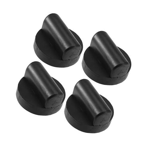 Image of 4 Pcs Rubber Jack Puck Jacking Lift Pad Jack Lift Point Pad Adapter for Audi TT RS R8 A6 Support Point Adapter Jacking Trolly Car Removal Repair Tool Stylish Design