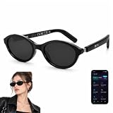 Tulbeys AI Glasses for Women with Thin Temples Cat Eye Smart Sunglasses