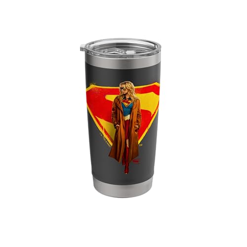 Supergirl 2026 and Logo Stainless Steel Insulated Tumbler