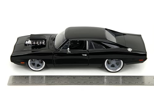 Jada Toys Fast & Furious Fast X 1:24 1970 Dodge Charger Die-Cast Car, Black, 8.5 inches - Image 4