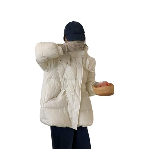 Veste d'hiver mi-longue à capuche femme pour affronter le froid