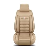 QIOZO Autositzbezüge sind geeignet fürNissan Rogue Almera X-Trail Fuga Altima Sentra Cefiro Cedric Pulsar Note Teana März Micro Silvia Xterra Auto Zubehör/Beige Standardausgabe