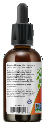 Now Supplements, Certified Organic Turmeric Extract, Ayurvedic Herb, Liquid Extract, Organic Turmeric Root 2 Fluid Ounces (Pack Of 4) #TOP2