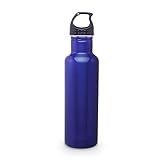 Stainless Steel Water Bottle Canteen - 24oz. Capacity - Blue