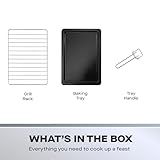 Daewoo 1500W 32L Capacity Electric Oven with 1000W and 600W Hot Plates, 90-230° Adjustable Temperature Settings and 60 Minute Timer with Indicator Light, 4SS Heating Element and Double Glass Door - Image 5