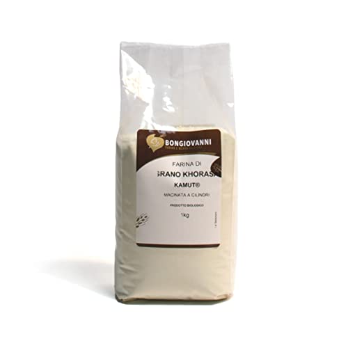 BONGIOVANNI FARINE E BONTA' NATURALI Farina di Grano Khorasan Kamut macinata a Cilindri - 1 kg