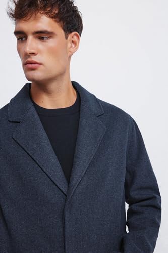 Capa de lana hombre SPRINGFIELD abrigo gris de invierno elegante 4