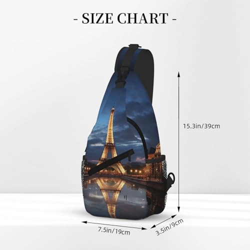Bolso Sling para mujer y hombre para viaje y senderismo miniatura 3