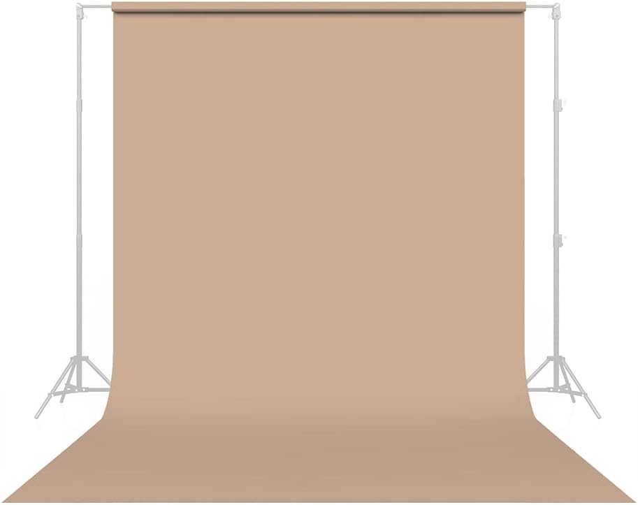 Savage Seamless Paper Photography Backdrop - Color #53 Pecan, Size 107 Inches Wide x 36 Feet Long, Backdrop for YouTube Videos, Streaming, Interviews and Portraits - Made in USA