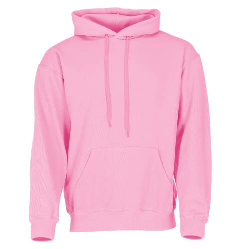 Fruit of the Loom Herren Kapuzenpullover, Rosa (Light Pink), Medium