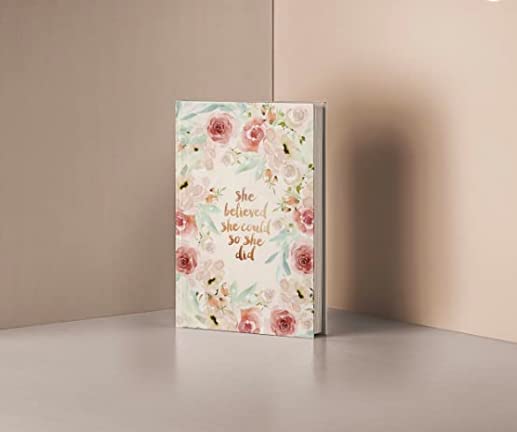 Image of LAURET BLANC 120 GSM Unruled Notebook Diary Journal- A5 Size, 150 Plain Pages, Hardbound (Style 1)
