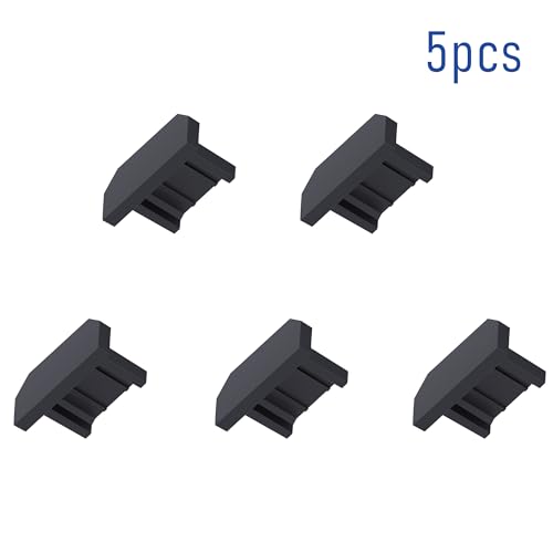 Image of 5 PCS Micro USB Port Anti-dust Plugs, Silicone Covers Caps Stoppers, Port Protector for PC Laptop Notebook Computers, Other Devices, 0.26 x 0.09 (LxW)