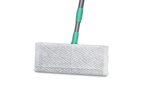 Mop Wipes 2 em 1 Limpeza Rápida Seca e Úmida, Noviça, Verde e Cinza