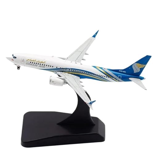 Modèle d'avion B737-8MAX 1/400 Oman Air : parfait pour décorer votre bureau de passionné