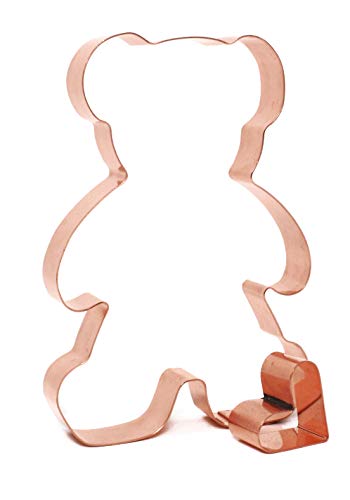 Valentines Day Teddy Bear With Heart Copper Cookie Cutters #TOP1